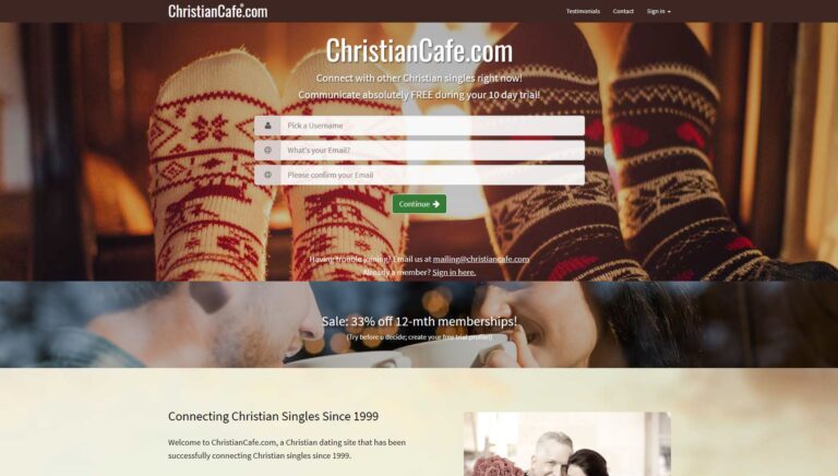 Free Dating Sites For Christian Singles