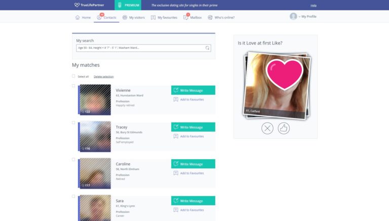 TrueLifePartner - Matchmaking